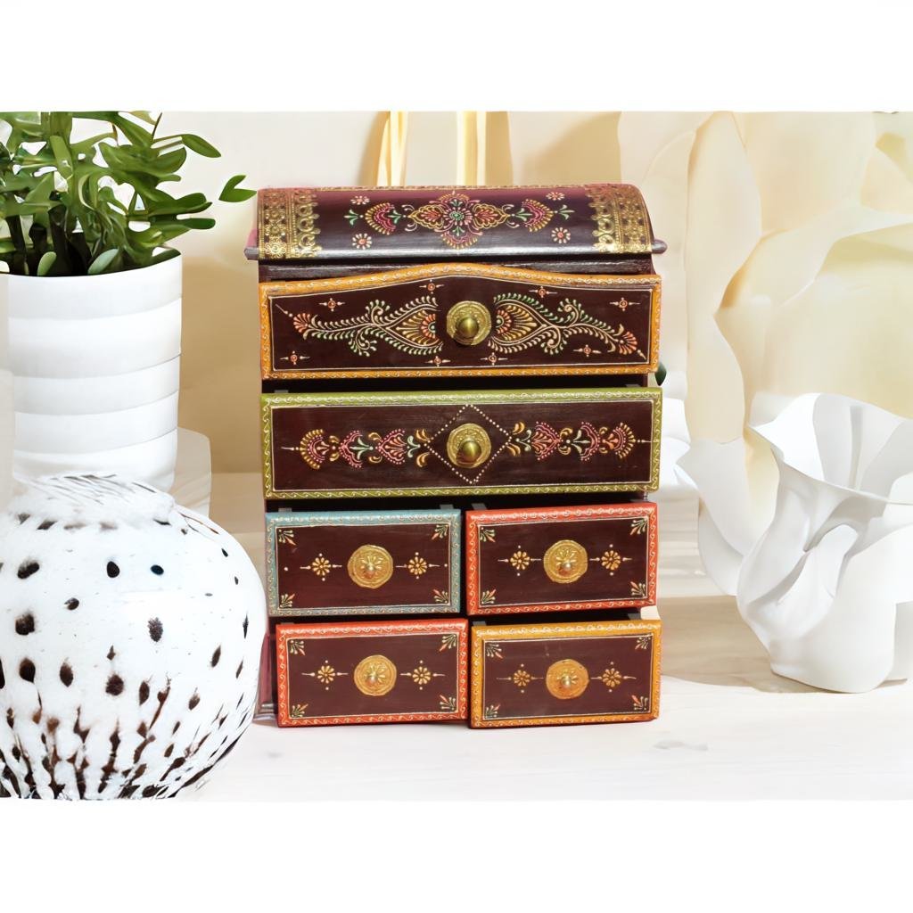 hand painted chest of drawers, hand painted chest