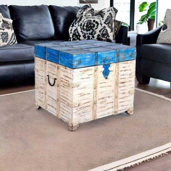 wooden trunk coffee table, wooden trunk table