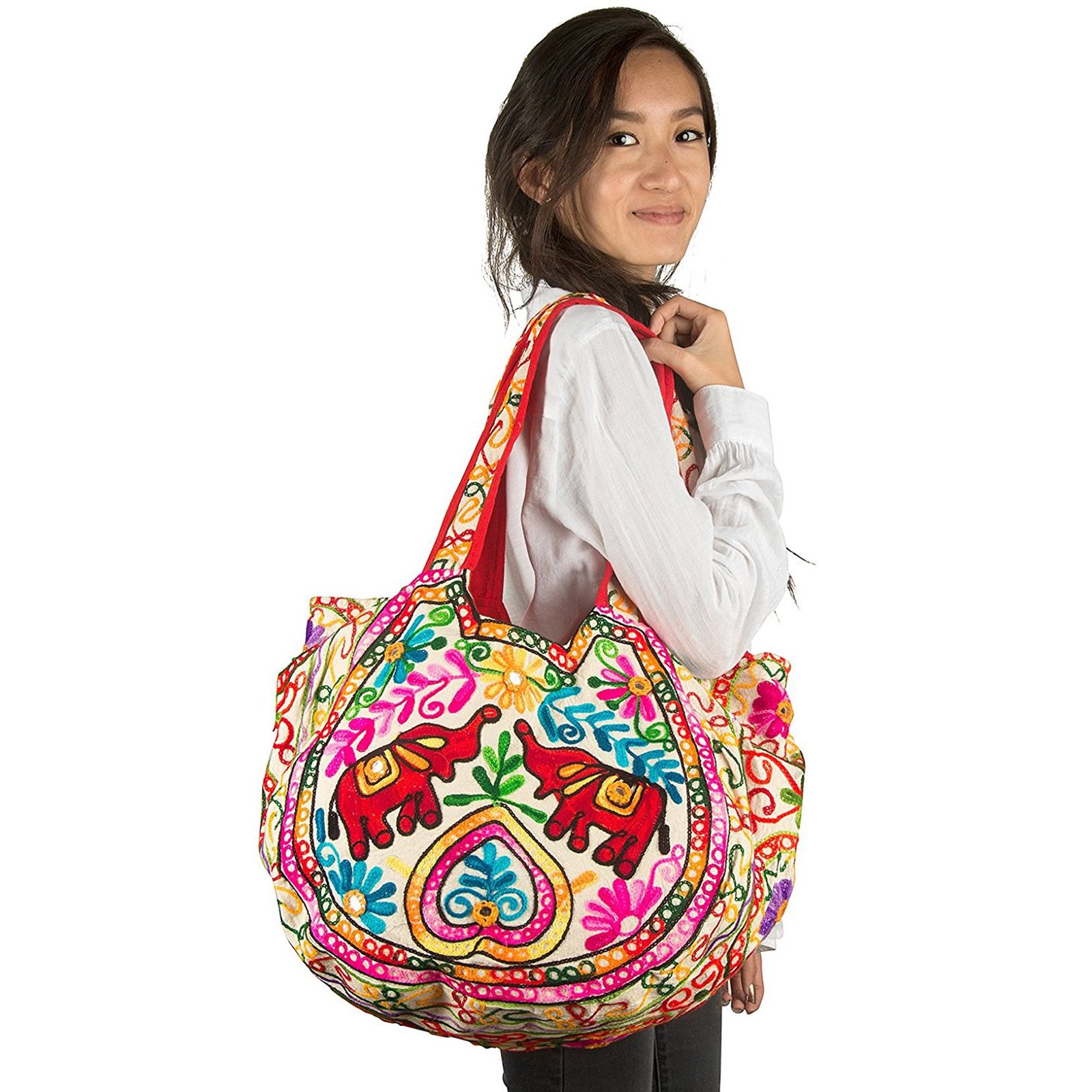 embroidery handbags, girl embroidered bag